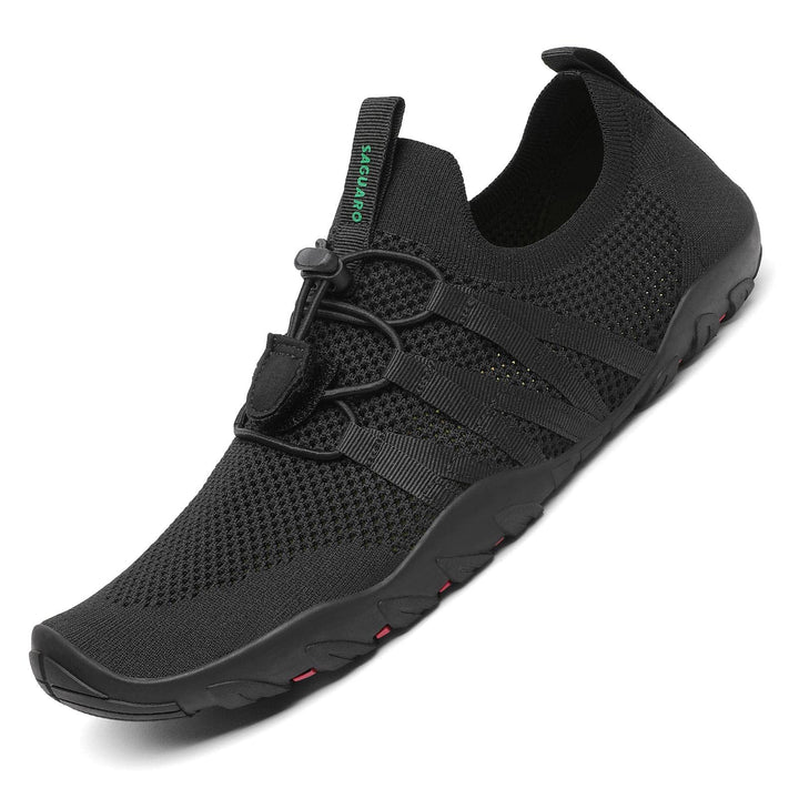 SAGUARO Unisex-Erwachsene Badeschuhe Atmungsaktiv Dicke Sohle Gr.36-46 37 EU Schwarz60, 37 EU Schwar
