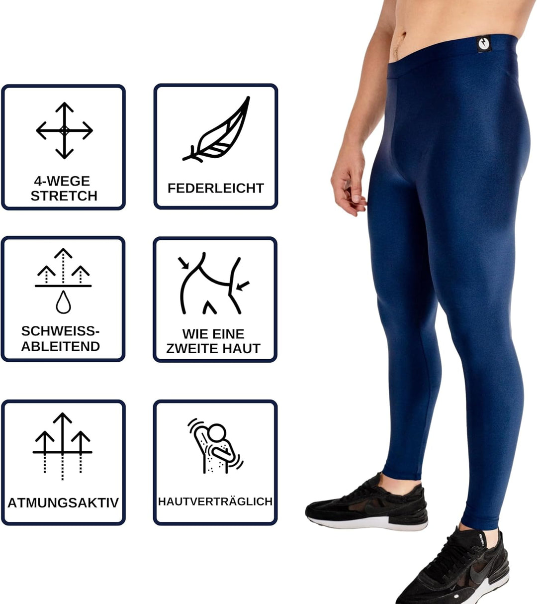Kapow Meggings - Die originalen Männer Leggings S Core Blue, S Core Blue