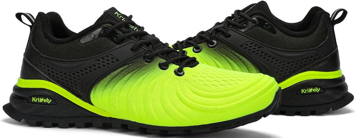 Kricely Traillaufschuhe Herren Laufschuhe Strassenlaufschuhe Sneaker Leicht Wanderschuhe Fitnessschu