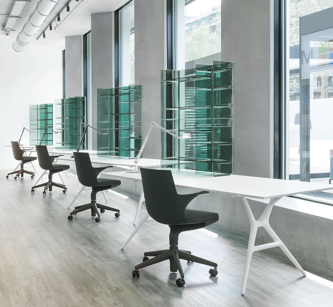 Kartell Sound-Rack Regal, Plastik, Green, 26 x 75 x 53 cm Verde Acquamarina, Verde Acquamarina