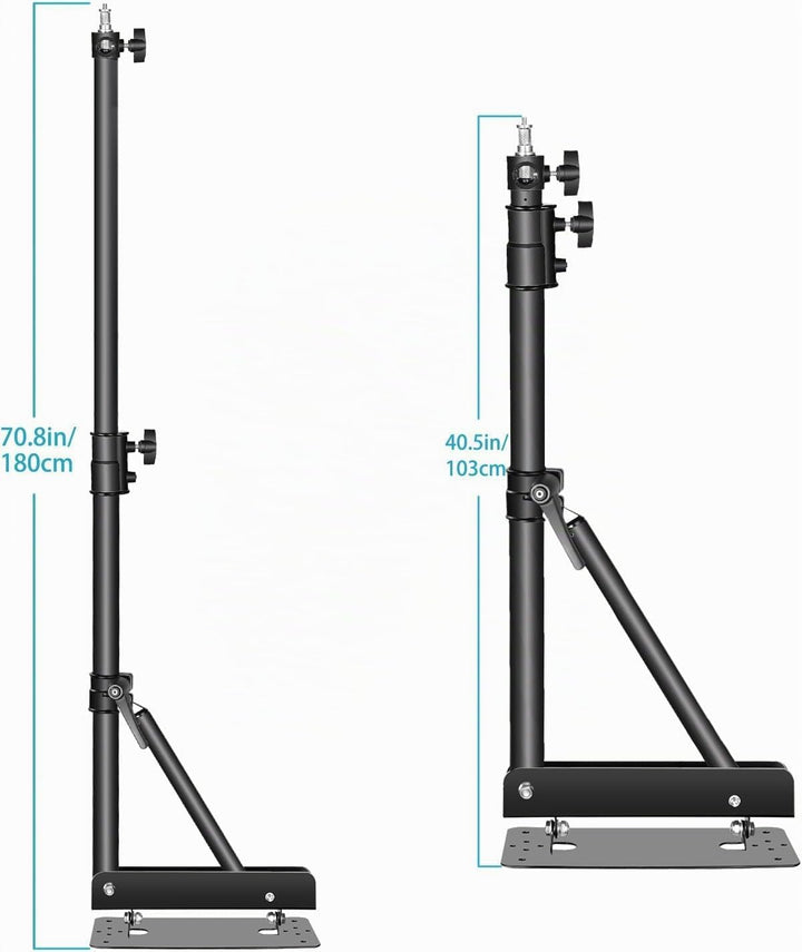 NEEWER Wandmontage Boom Arm mit Dreieck Basis für Fotografie Studio Video Stroboskop Licht Monolight