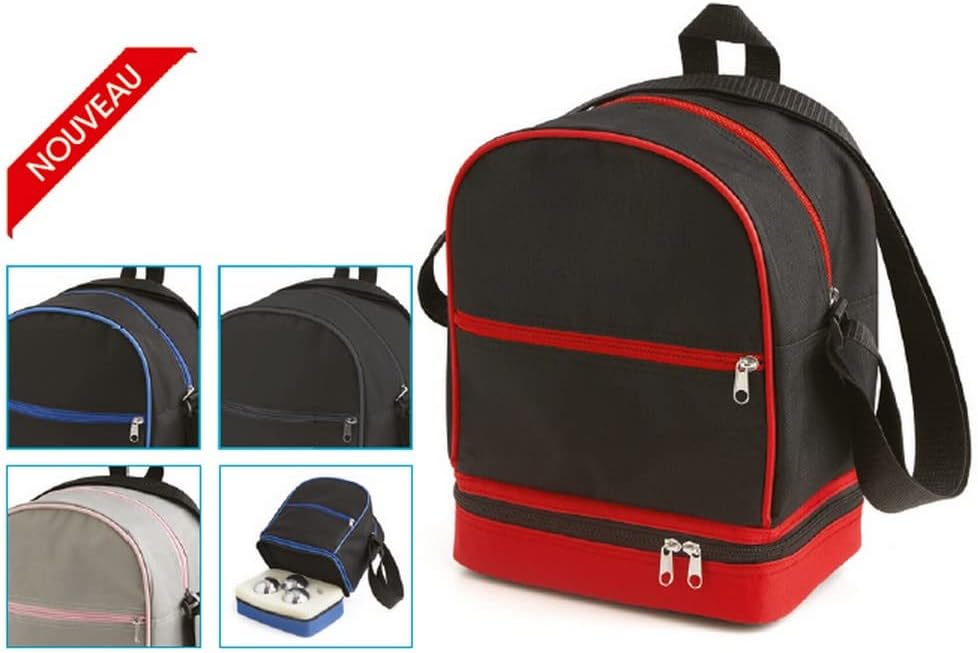 Tremblay - Tasche Petanque Grau Rosa – Tasche für Boccia-Kugeln