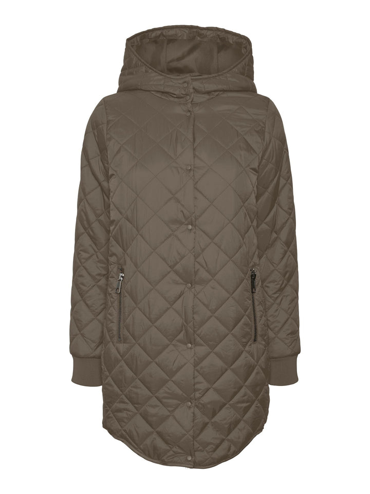 VERO MODA Female Mantel VMHAYLE Steppjacke Bungee Cord XS, Bungee Cord XS