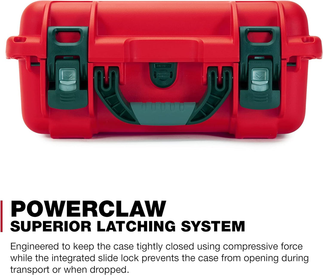 Nanuk 915 Wasserdichter Hartschalenkoffer Mit Plüschschaumeinlage - Rot Rot Würfelförmiger Schaumsto