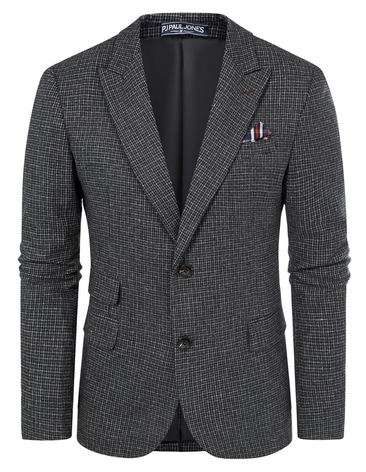 PJ PAUL JONES Sakko Herren Regular Fit British Blazer 2 Knöpfe Modern Business Jackett Blazer S Schw