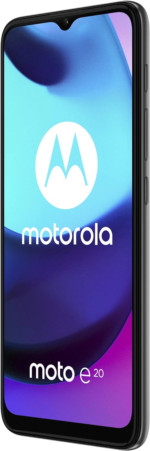 Motorola XT2155-6 Moto E20, Dual, 32GB 2GB RAM, Graphite Gray