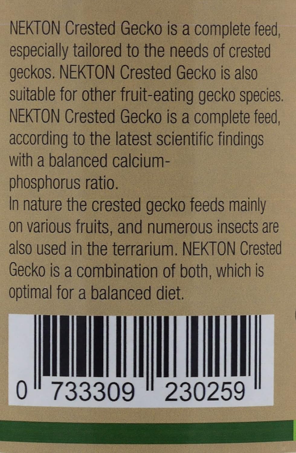Nekton Crested Gecko, 1er Pack (1 x 0.250 kilograms), m Banane 250 g (1er Pack), Banane 250 g (1er P