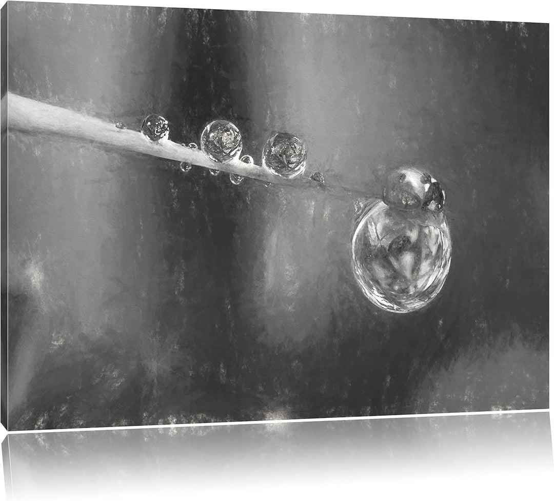 Pixxprint Marienkäfer als Leinwandbild/Grösse: 100x70 cm/Wandbild/Kunstdruck/fertig bespannt, 100x70