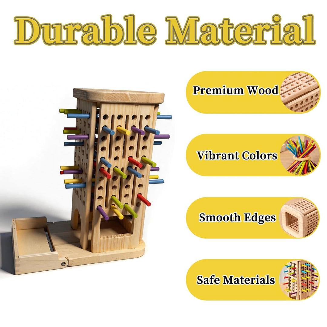 Montessori Toy from 3 Years Games from 3 4 5 Years 3-in-1 Board Games Educational Games from 4 Years