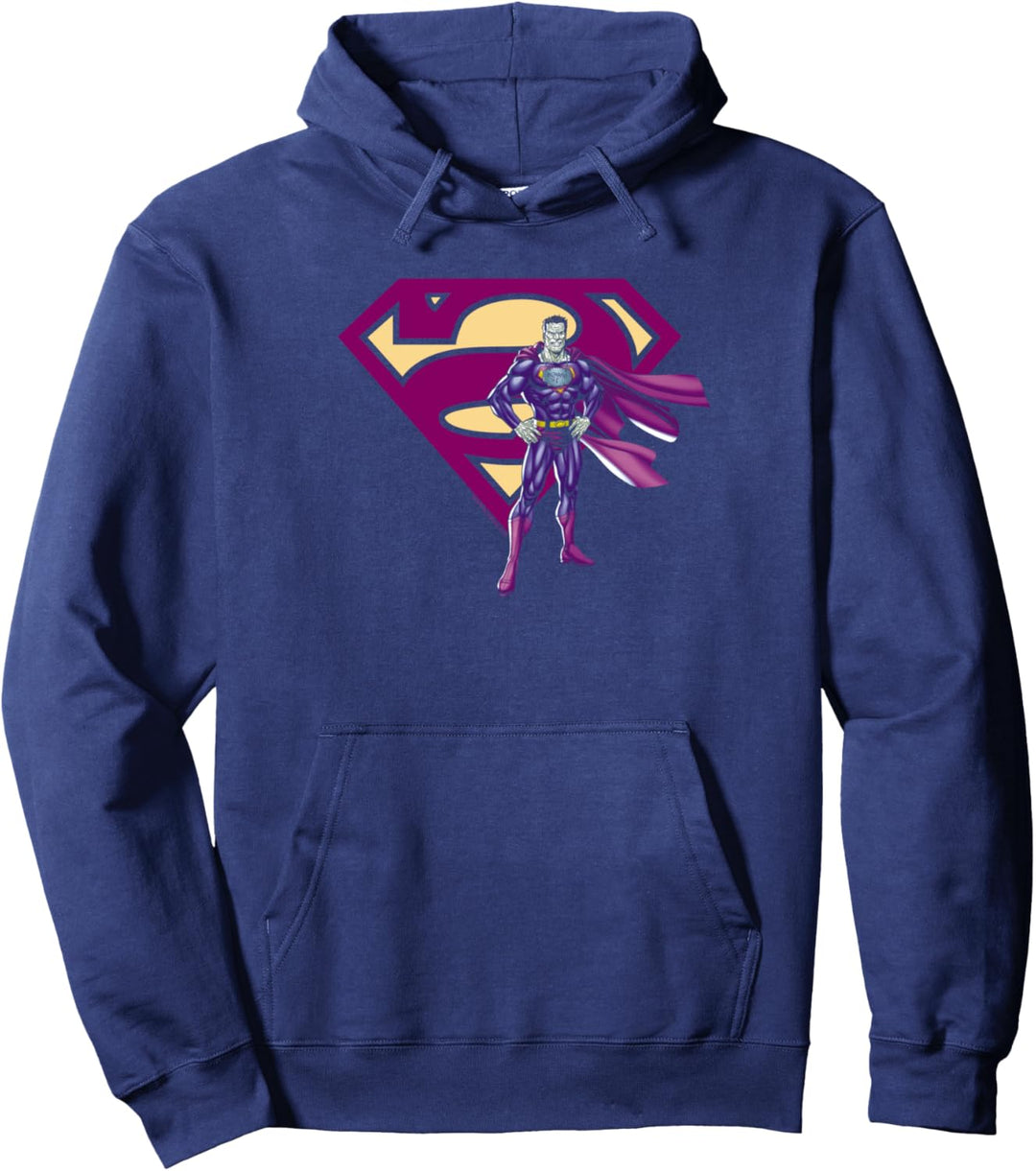 Superman Bizarro & Logo Pullover Hoodie