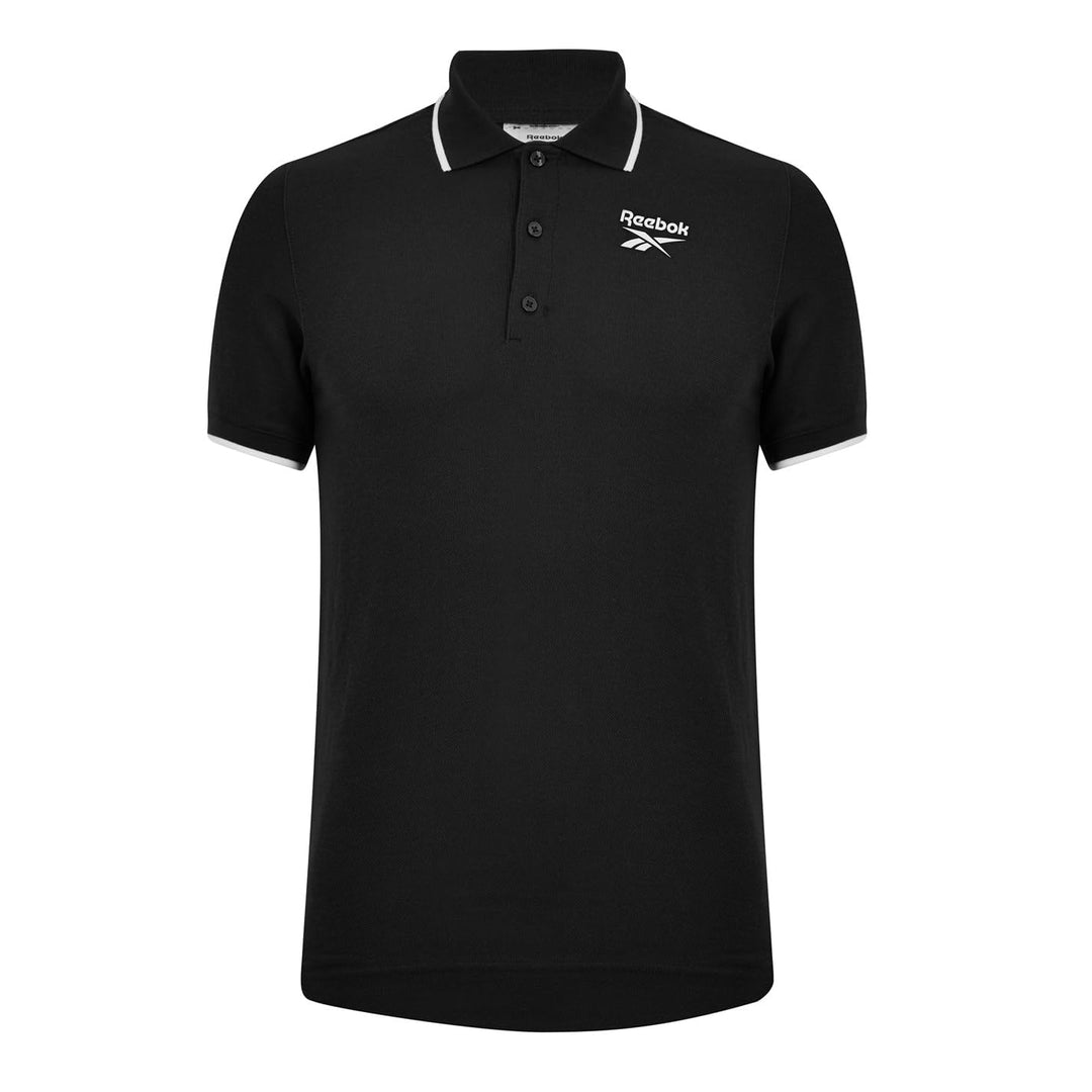 Reebok Herren Logo auf der Linken Brust Polohemd M Grün, M Grün