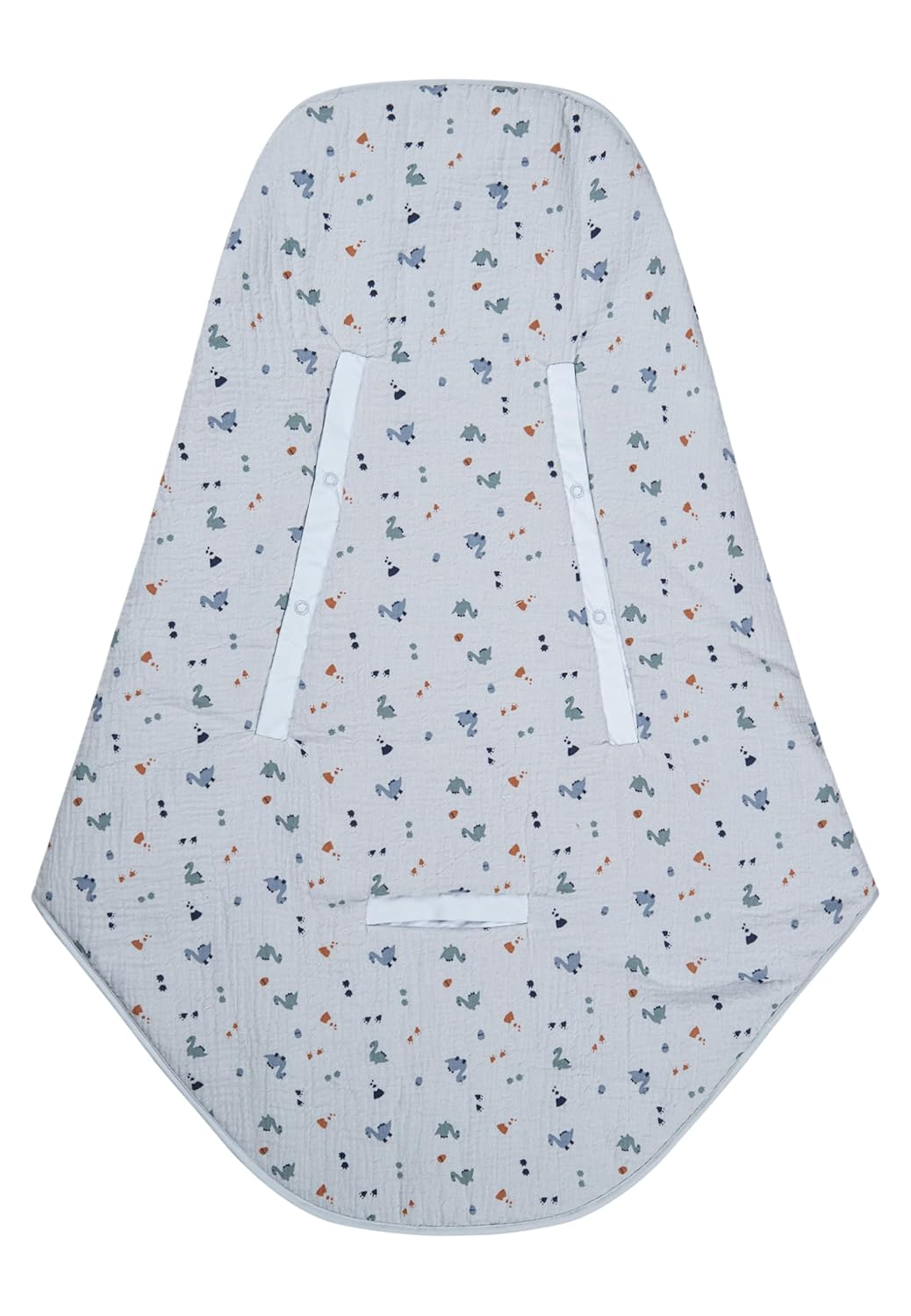 Sterntaler Einschlagdecke Dino Rexi - Einschlagdecke mit Klettverschluss - passend für Babyschale, K