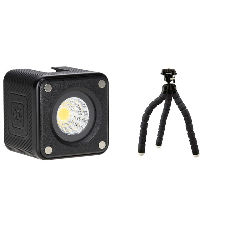 Rollei Lumis Solo 2 - LED Würfel. Kleiner LED Würfel inkl. Farbfilter für den Einsatz unterwegs & Mo