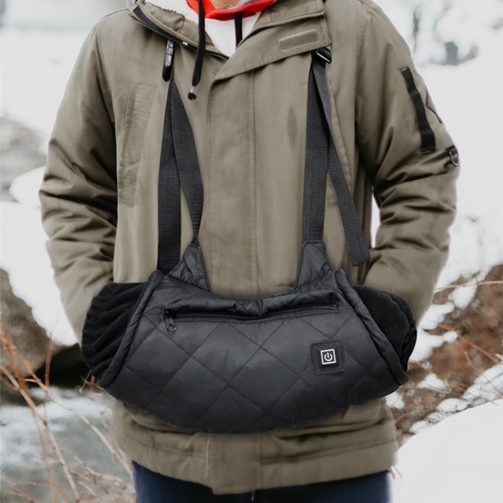 Elektrische Hand Muffs, wiederaufladbar Handwärmer Muff, Tragbare Handwärmertasche Heiztasche mit DR