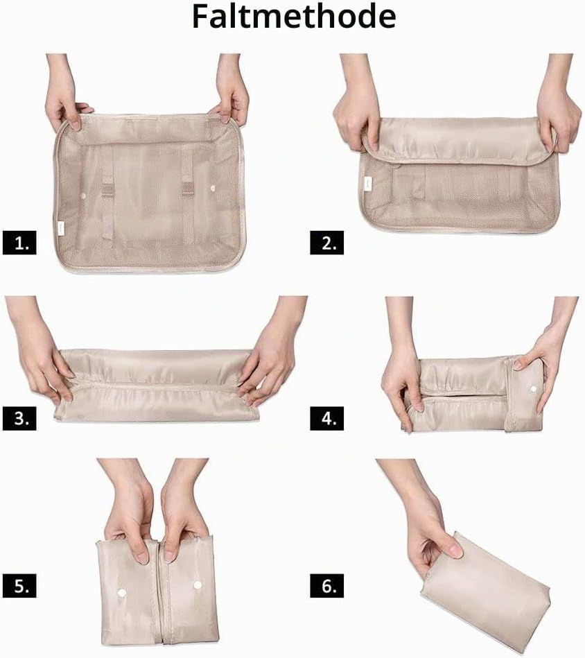 OSDUE Koffer Organizer Set 9-teilig, Packing Cubes, Wasserdichte Reise Kleidertaschen, Packtaschen f