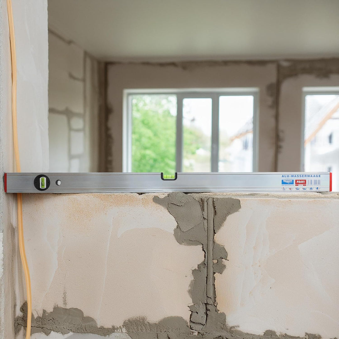 rabo Alu-Magnetwasserwaagen "Set M-1", 4-teilig, justierbar, Längen: 40 + 60 + 80 + 100cm Set magnet