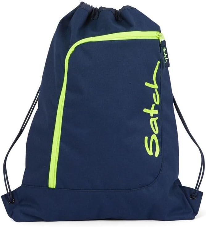 Satch Pack Schulrucksack Set 3tlg. inkl. Schlamperbox und Sportbeutel (Toxic Yellow), Toxic Yellow