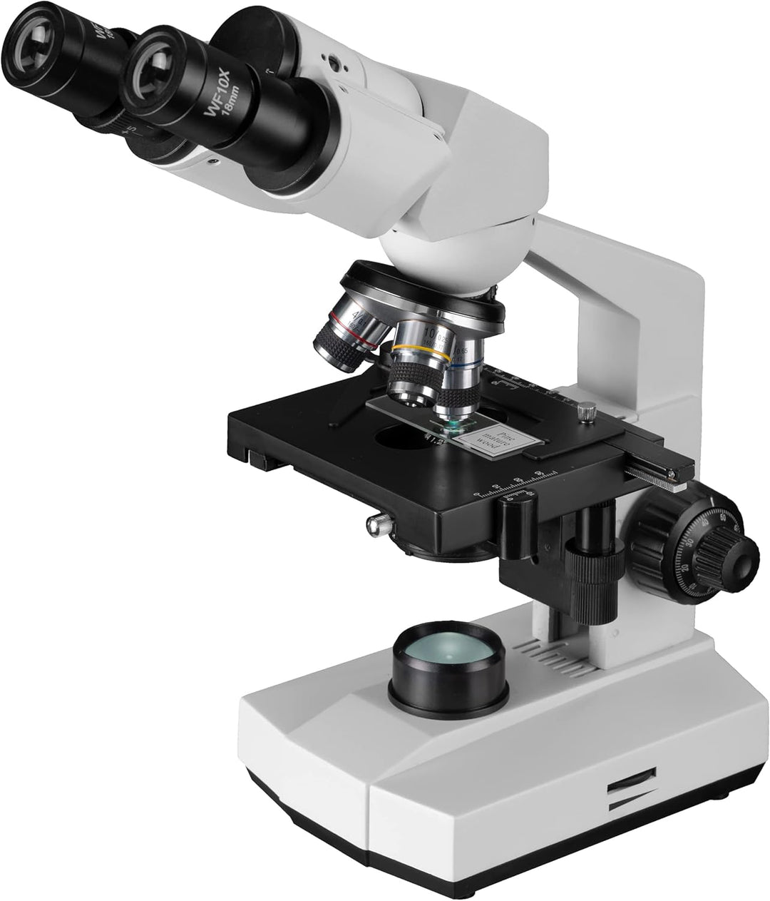 Bresser biologisches Durchlicht-Mikroskop, Erudit Basic Bino 40x-400x, Grob- und Feinfokussierung, s