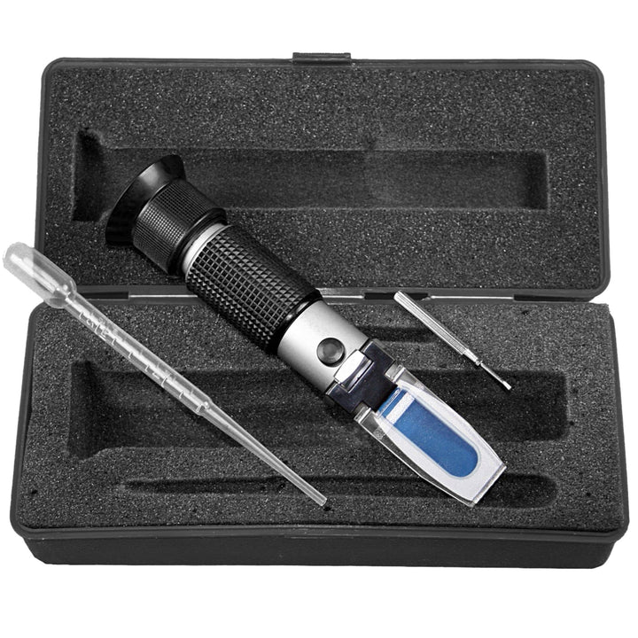 SW-Stahl 21550L Refraktometer I zur Prüfung von Frostschutzmittel, Batteriesäure und Adblue I Werkze