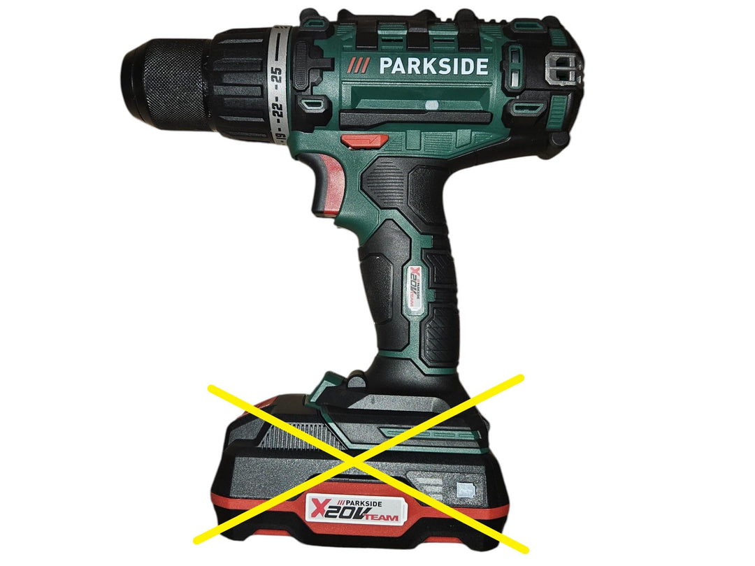 Parkside Akku Bohrschrauber PABS 20-Li Solo Gerät ohne Akku und Ladegerät X 20 V Team
