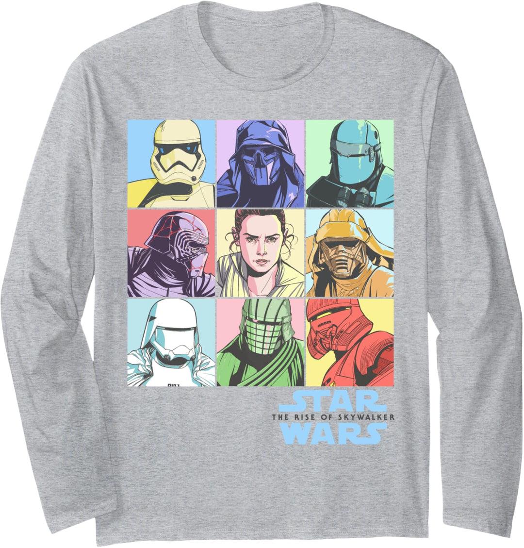 Star Wars: The Rise Of Skywalker Rey Surrounded Logo Langarmshirt
