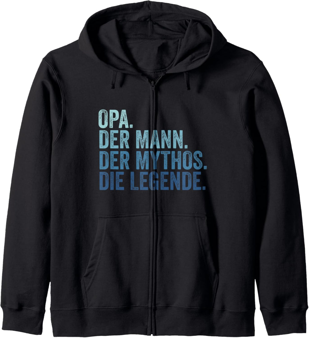 Opa Der Mann Der Mythos Die Legende Vintage Retro Opa Kapuzenjacke