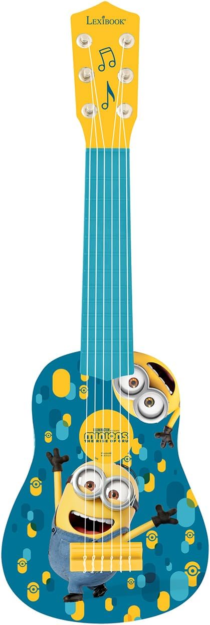 Lexibook, Ich - Einfach unverbesserlich Minions, Meine erste Gitarre für Kinder, 6 Nylonsaiten, 21“