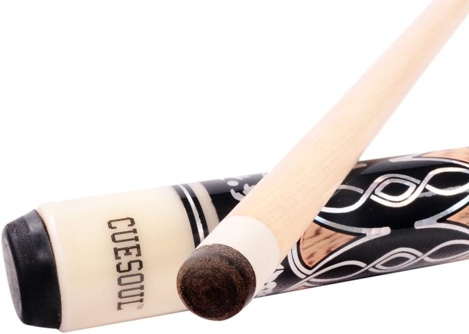 CUESOUL 57 Zoll Queue mit 13mm Cue Tipps CSPC027, CSPC027