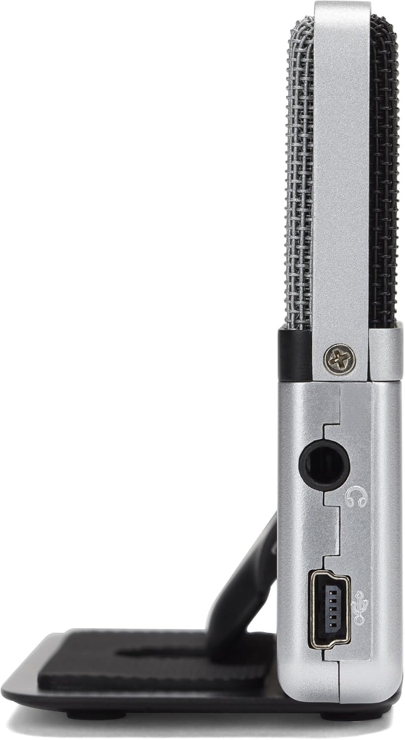 Samson Go Mic Clip-On USB Mikrofon f1/4r Laptop Computer silber