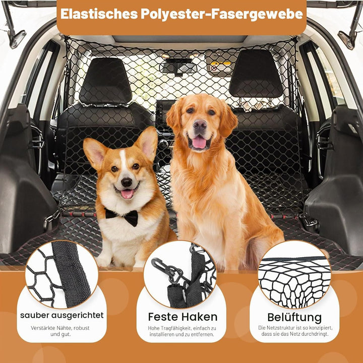 Hunde-Auto-Barriere, Hunde-Barriere für Auto, Trennwand für Rücksitz, Hundebarriere für SUV, Haustie