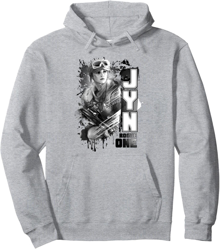 Star Wars Rogue One Jyn Paint Splatter Print Pullover Hoodie