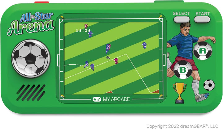My Arcade All Star Arena Taschenspieler, tragbares Gaming-System mit 307 Retro-Spielen, 7 cm (2,7 Zo
