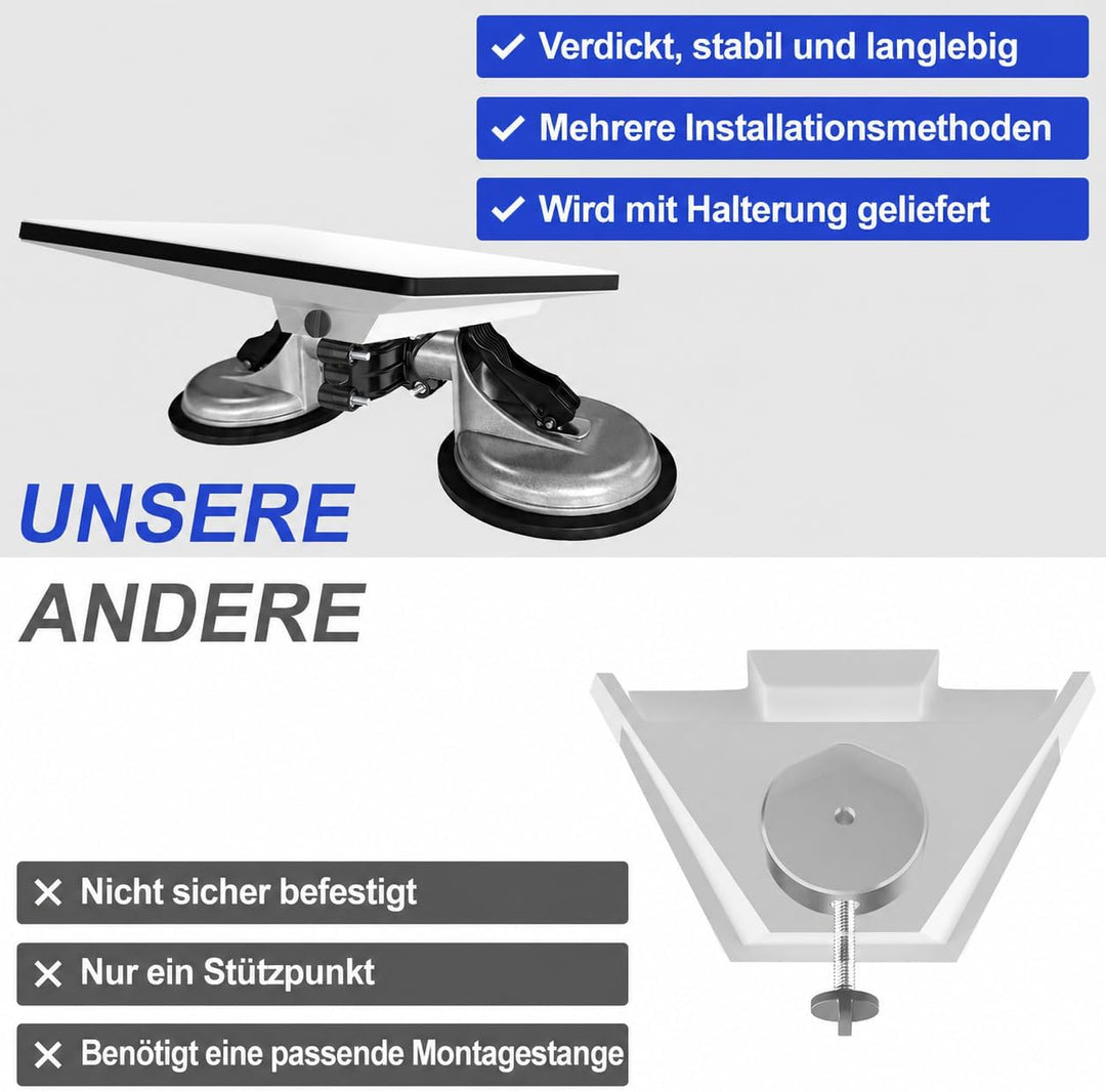 Starlink mini Halterung, doppelter Windschutz, rostbeständige Aluminiumlegierung, Internet, Starlink