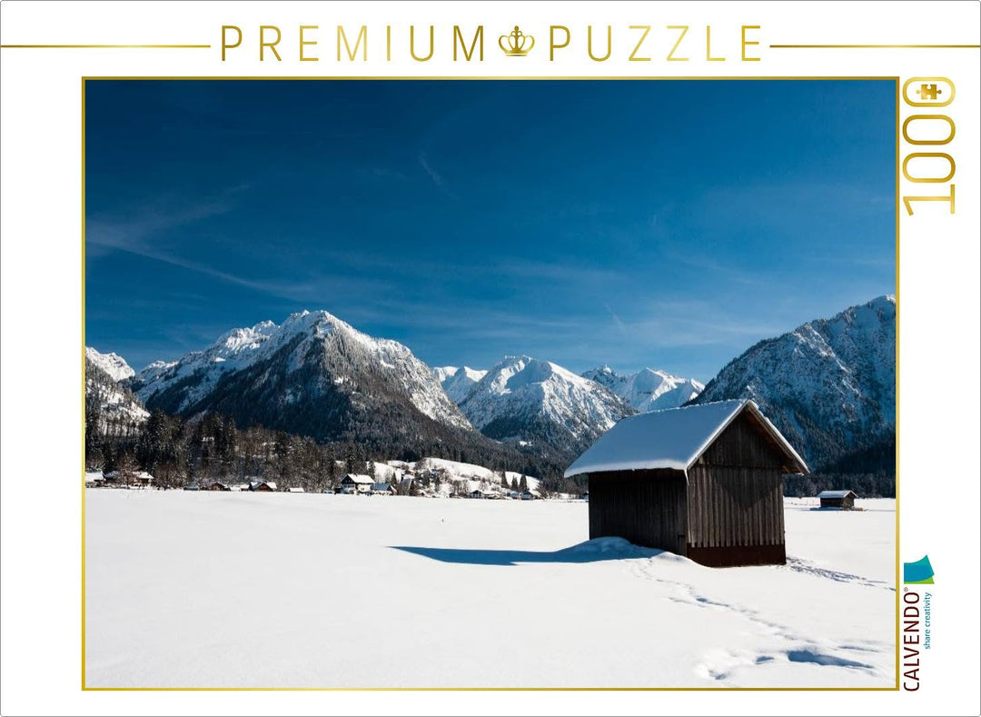 CALVENDO Puzzle Oberstdorfer Berge 1000 Teile Lege-Grösse 64 x 48 cm Foto-Puzzle Bild von TomKli, 10