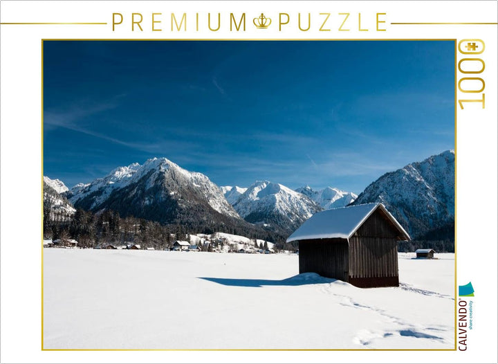 CALVENDO Puzzle Oberstdorfer Berge 1000 Teile Lege-Grösse 64 x 48 cm Foto-Puzzle Bild von TomKli, 10
