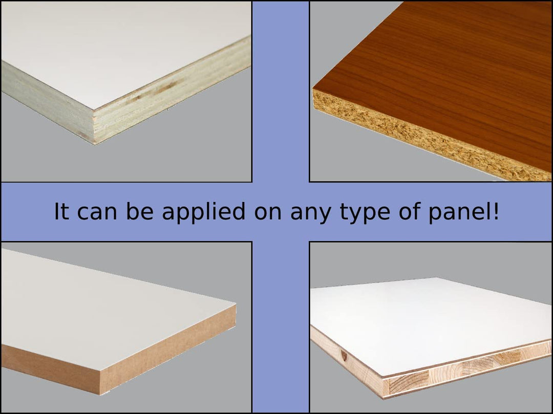 bricoleva.it Rolle für Holz, erhältlich in mehreren Farben aus ABS-Kunststoff für Möbel mit 50 Meter