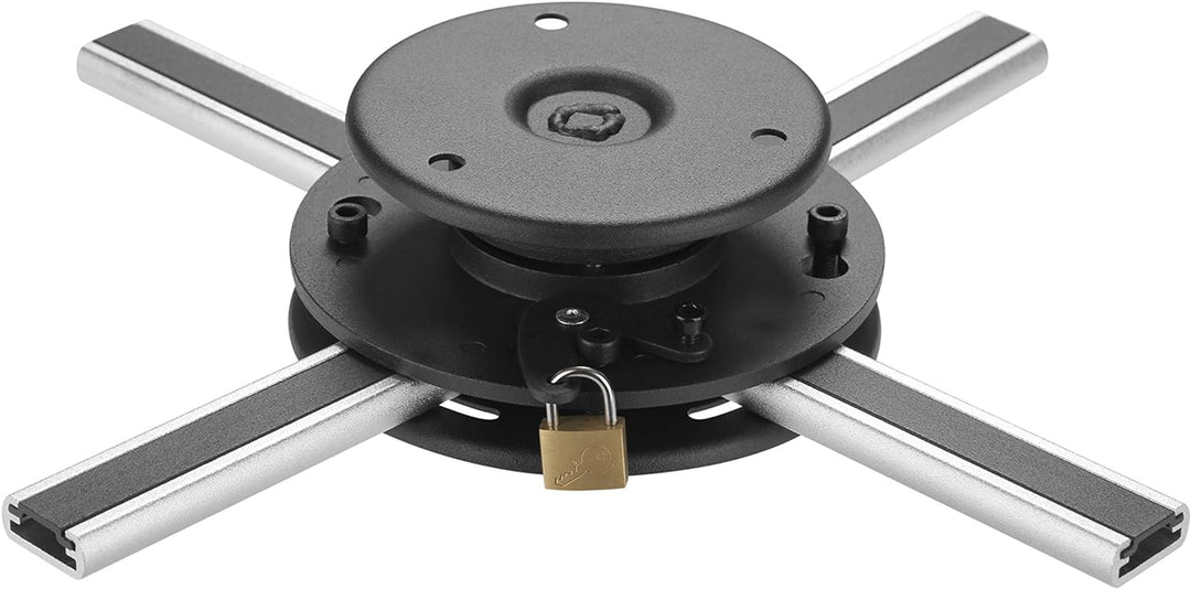 HALTERUNGSPROFI Deckenhalterung für Beamer, max. 20kg mit Schloss Superflach Modell PH11S