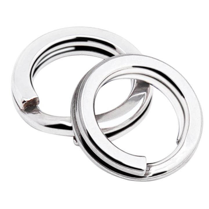 Edelstahl Split Ringe Hochfeste Salzwasser Angeln Ringe Kit Angelköder Anschluss Wirbel Split Ringe