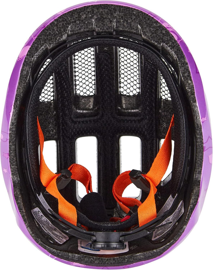 ABUS Kinderhelm Smiley 3.0 - Fahrradhelm mit tiefer Passform, kindergerechten Designs & Platz für ei