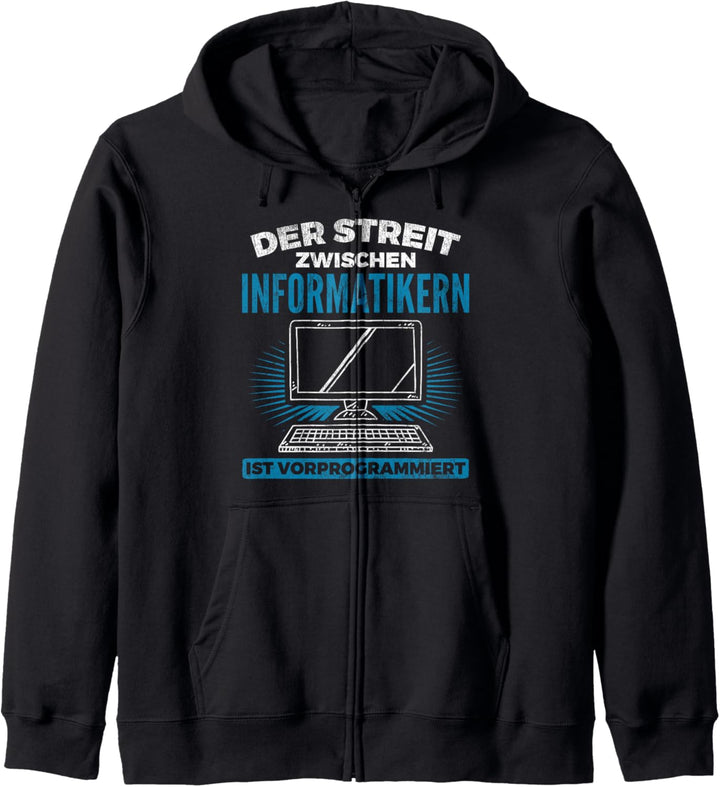 Streit Zwischen Informatikern Vorprogrammiert Informatik Kapuzenjacke