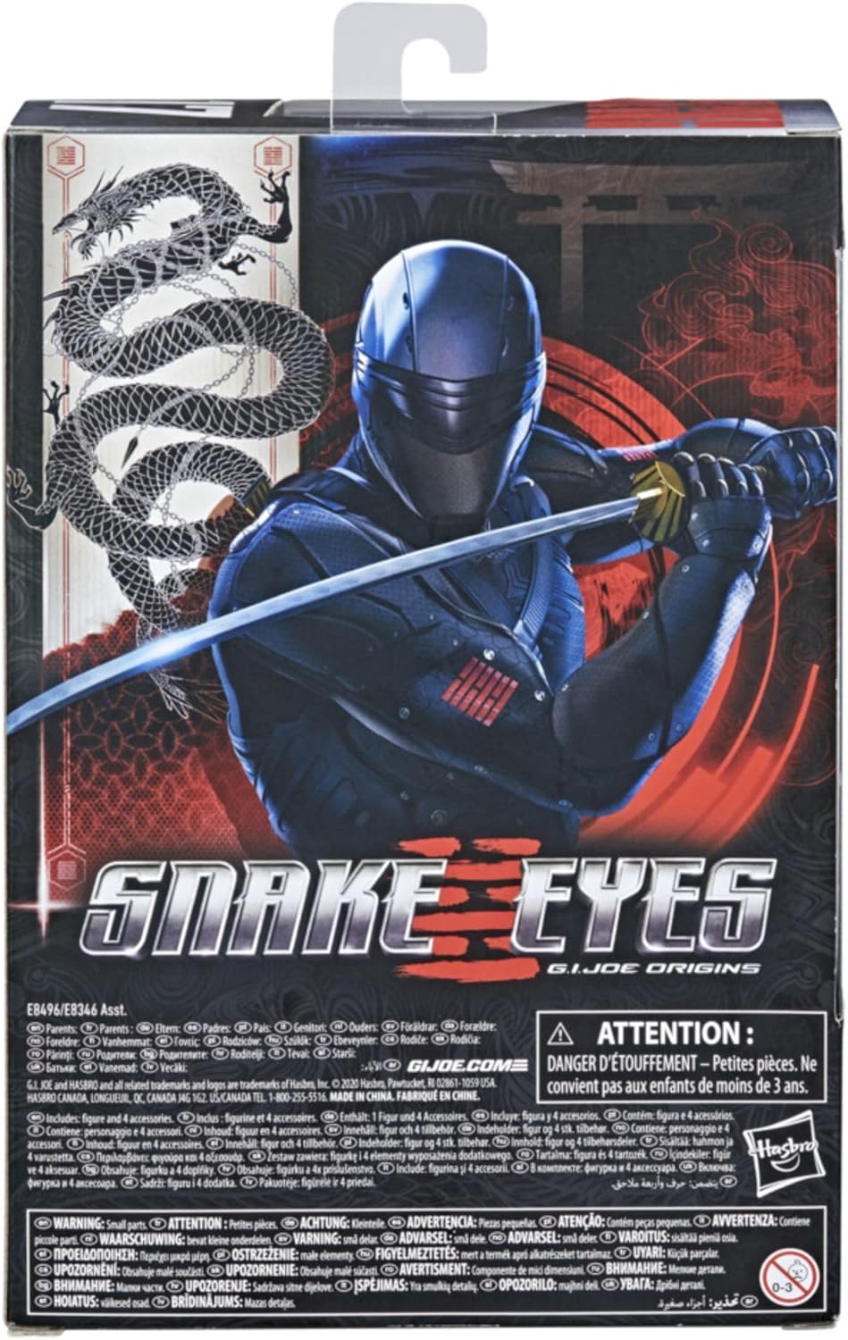 G.I. Joe Classified Series Snake Eyes Origins Storm Shadow Figur 17, Premium 15 cm grosses Spielzeug