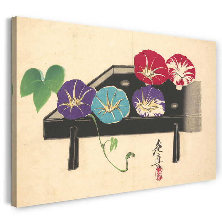 Leinwand (80x60cm): Shibata Zeshin - Trichterwinde 80x60 cm, 80x60 cm