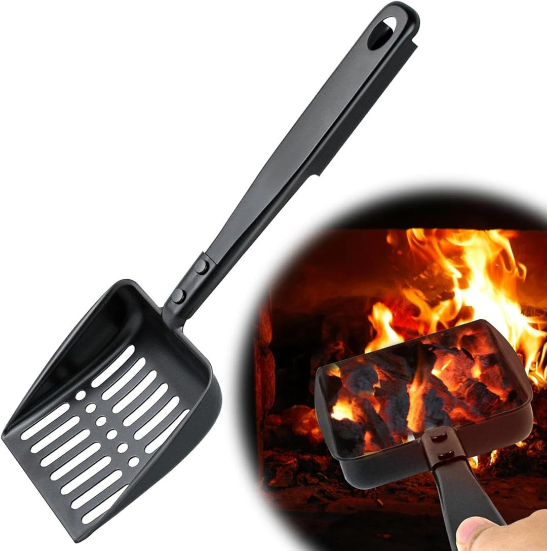 Kohlenschaufel Hohler Kaminschaufel Aus Eisen Metall Kamin Aschenschaufel Hitzebeständige Ofenschauf