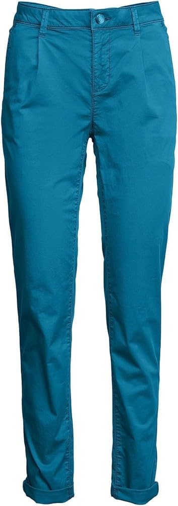 ESPRIT Leichte Stretch-Chino mit Gürtel 30W / 30L 461/Dark Turquoise 2, 30W / 30L 461/Dark Turquoise