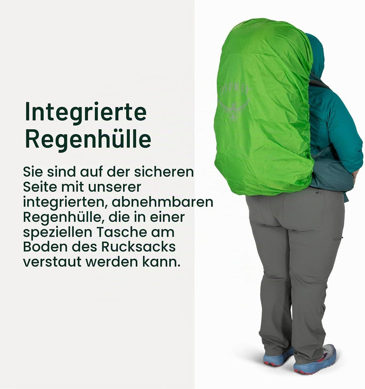Osprey Renn Unisex Rucksack Dark Charcoal/Gray Wolf O/S - Fassungsvermögen 50L, Dark Charcoal/Gray W