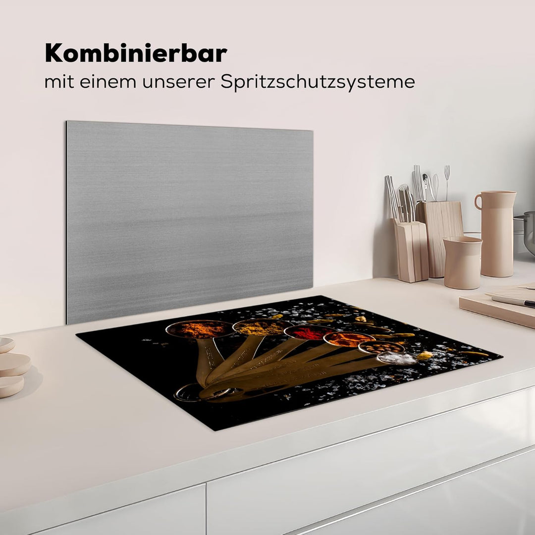 Herdabdeckplatte Einteilig Herdabdeckung Abdeckplatte für Ceranfeld Abdeckung Induktionskochfeld Auf