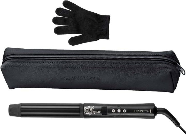 Remington Lockenstab grosse Locken [32mm] Pearl Digital (Keramikbeschichtung mit echten Perlen) LCD-