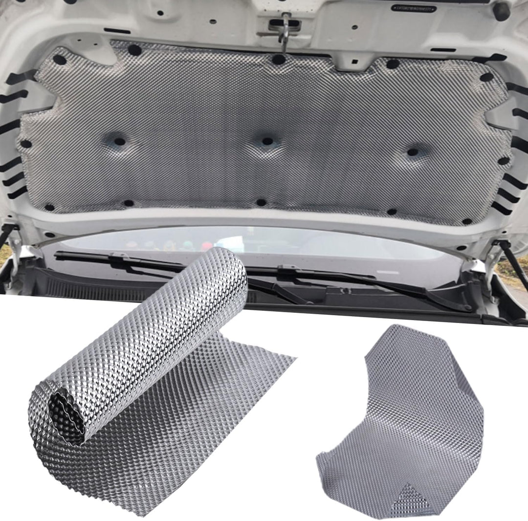 1 Stück 40 × 120 cm Hitzeschutzfolie Auto, Korrosionsbeständig und Hochtemperaturbeständig, Kann Bel