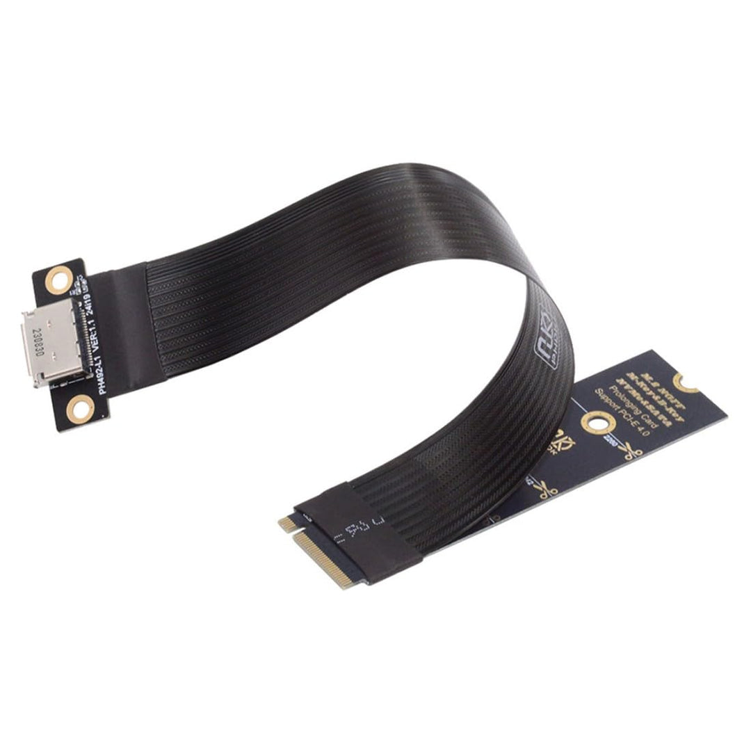 chenyang Oculink SFF-8612 zu PCI-E 4.0 NVME M.2 M-Key Host Ribbon Flex Verlängerungskabeladapter unt