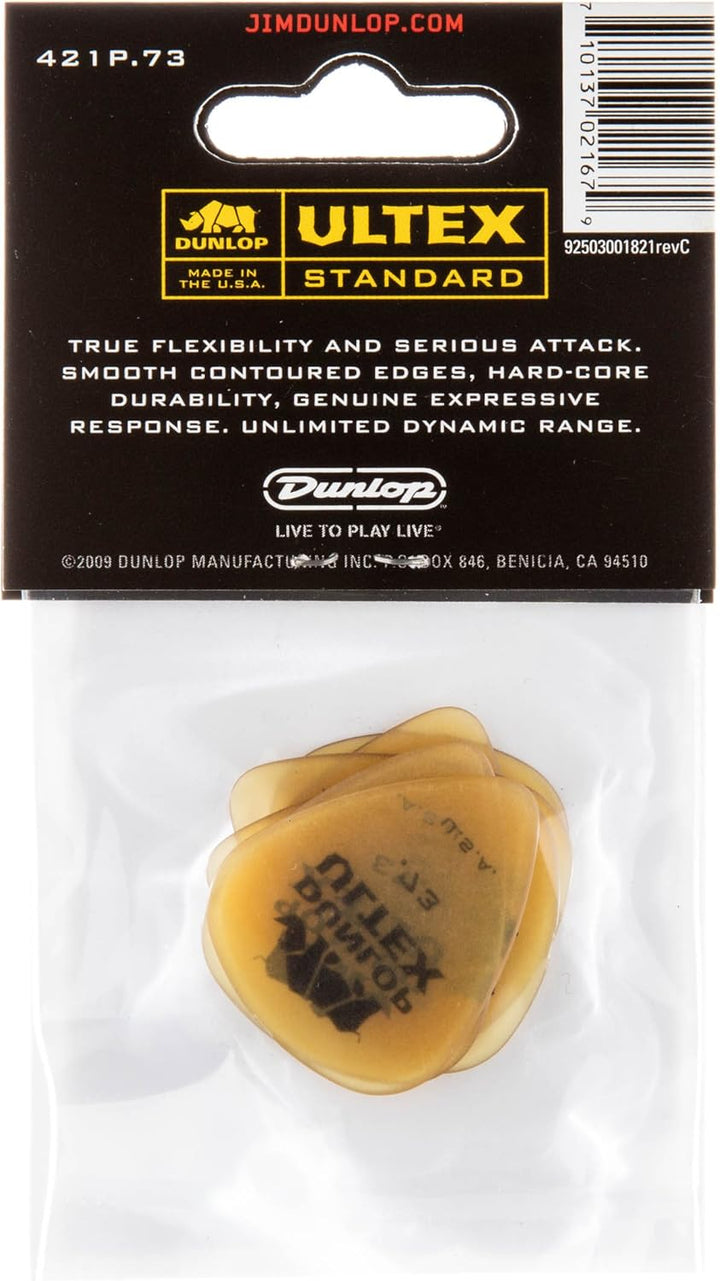 Médiators Jim Dunlop 0,73mm Ultex 0,73mm sachet de 72 Sachet de 72 0,73mm, Sachet de 72 0,73mm